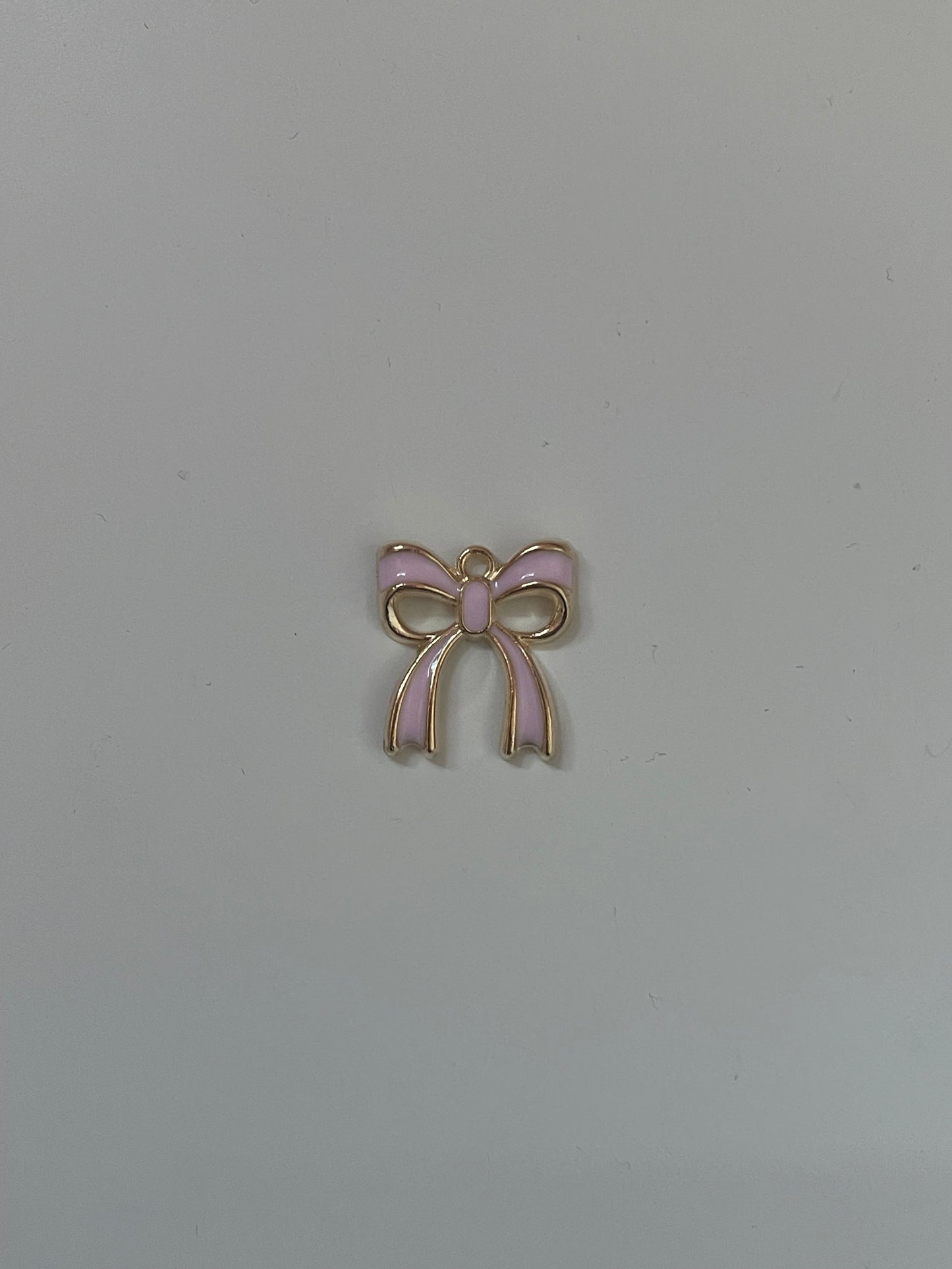 pink bow charm