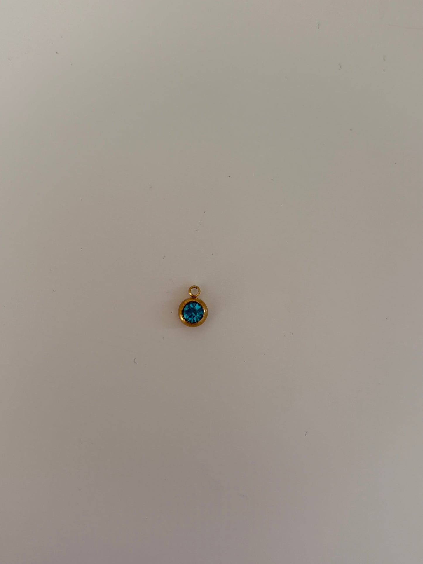 March birthstone charm