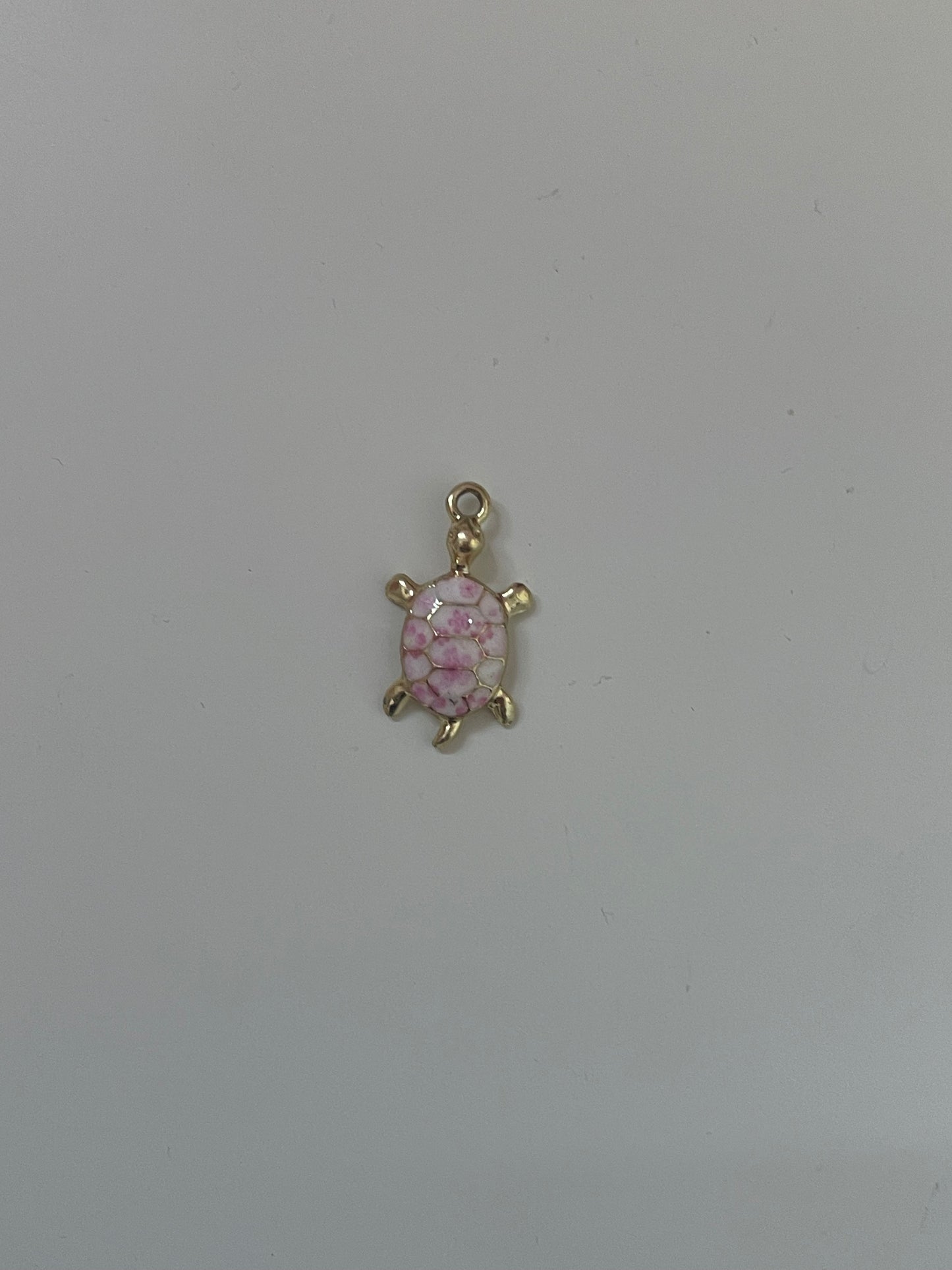 pink turtle charm