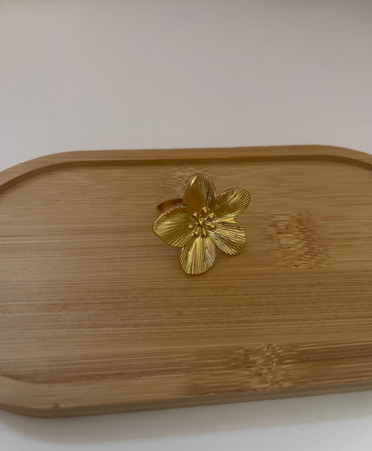 adjustable flower ring (pre order)