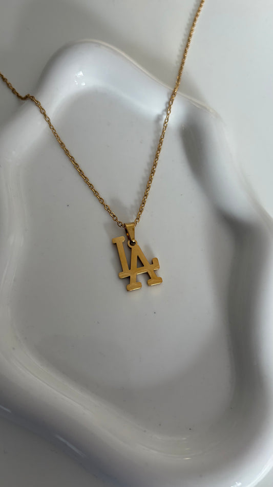 Gold LA necklace
