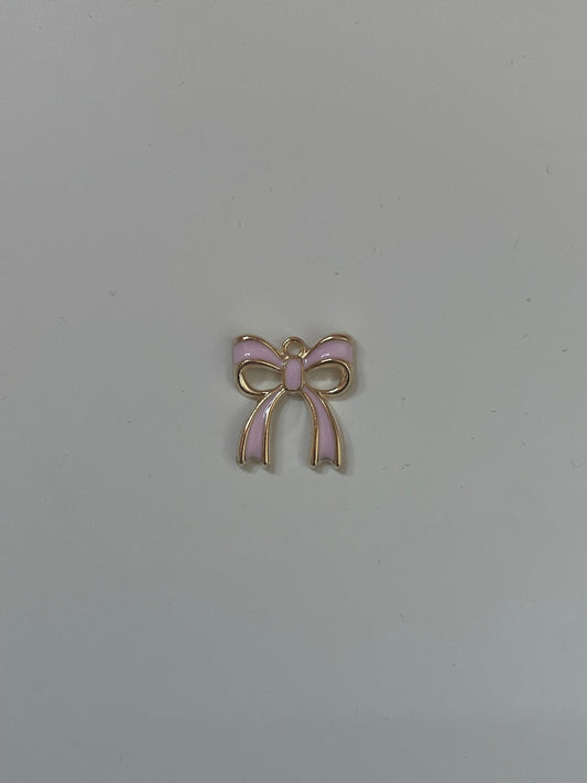 pink bow charm