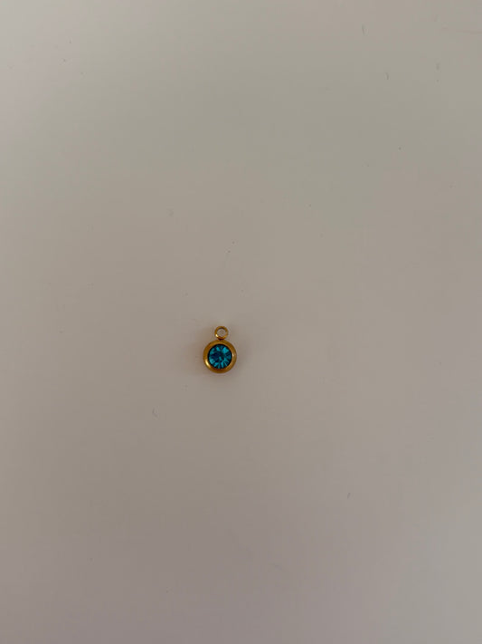 March birthstone charm