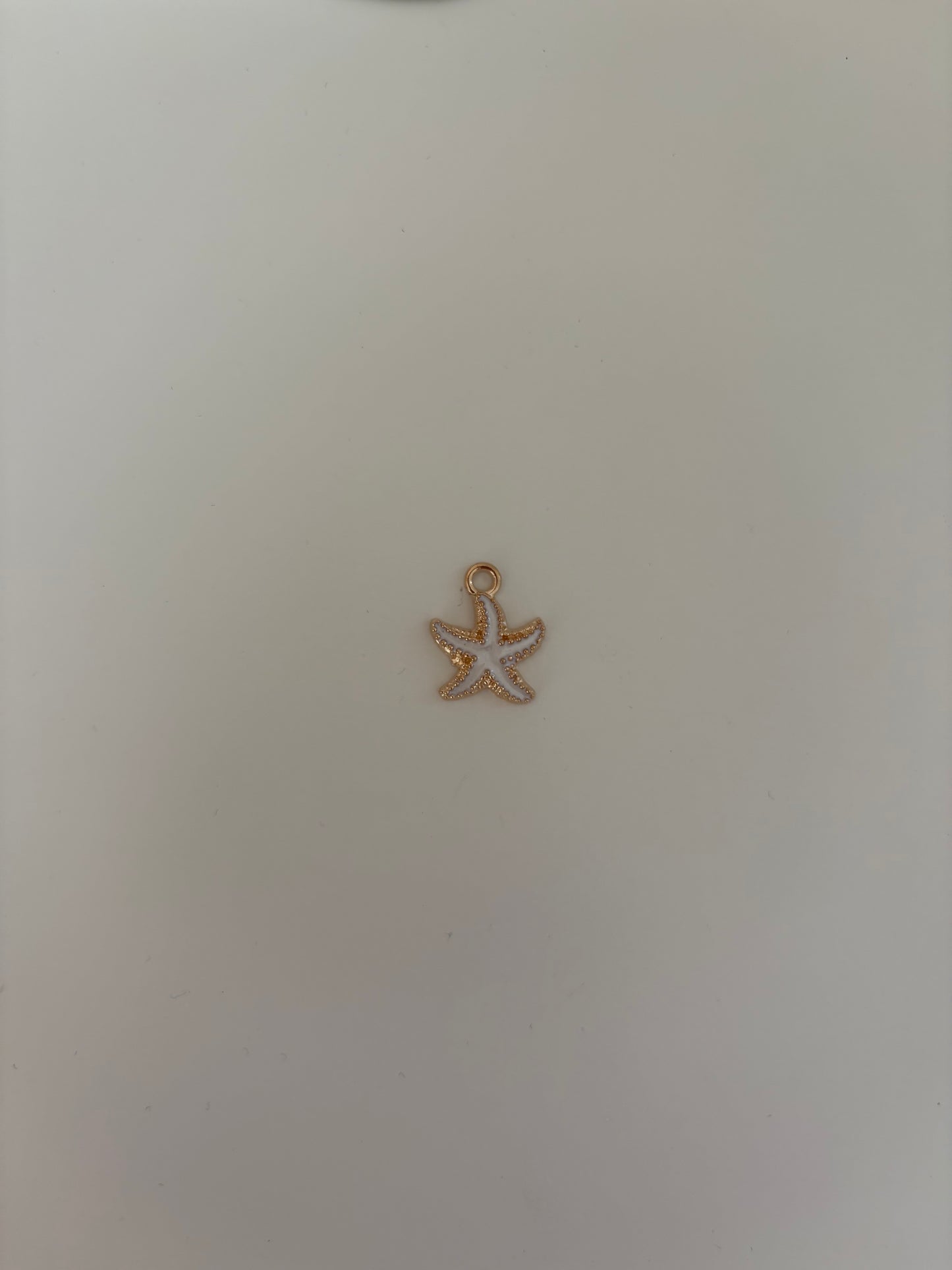 White starfish charm