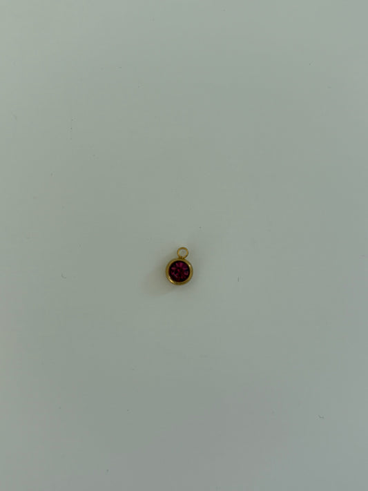July birthstone charm