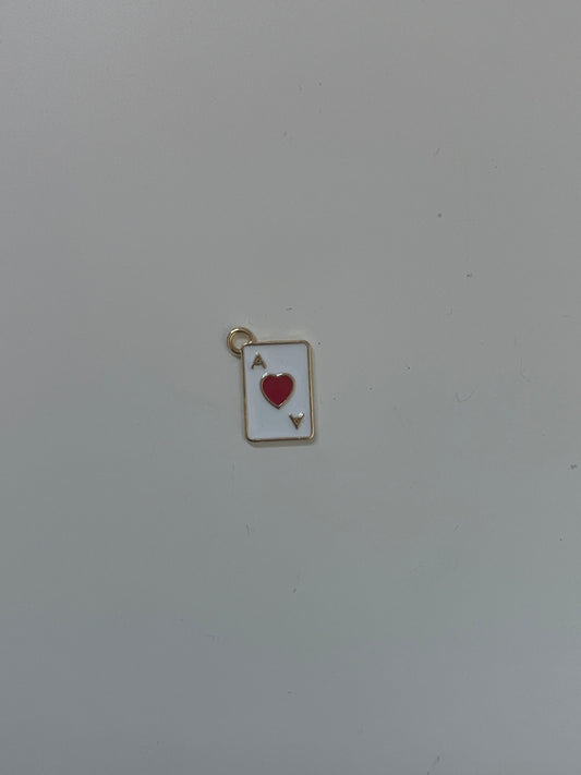 ace of hearts charm