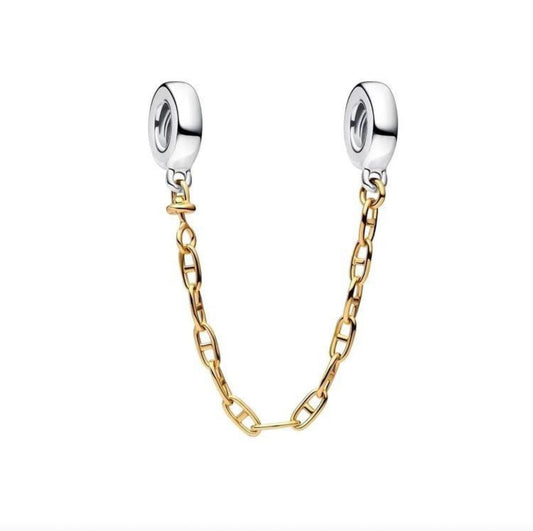 Gold and Silver safety chain