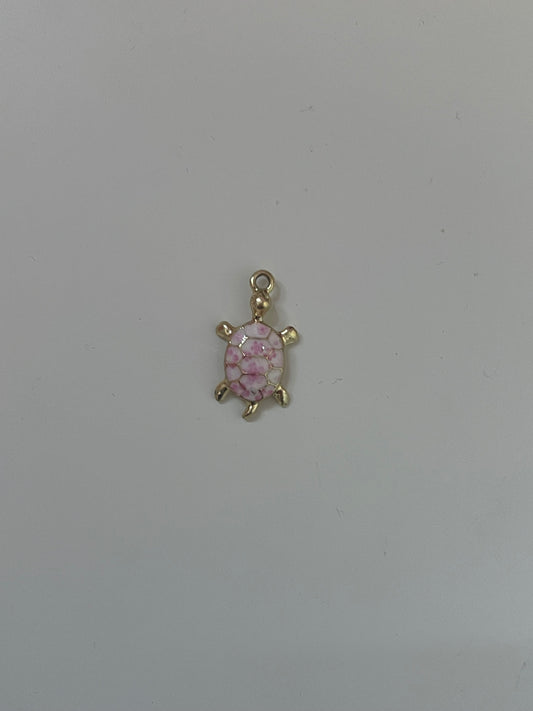 pink turtle charm